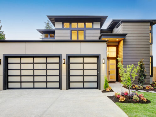 Garage door on a home in Colorado Springs